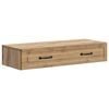 vidaXL Wandmontierter Beistelltisch 87,5 x 34,5 x 17 cm Holzwerkstoff