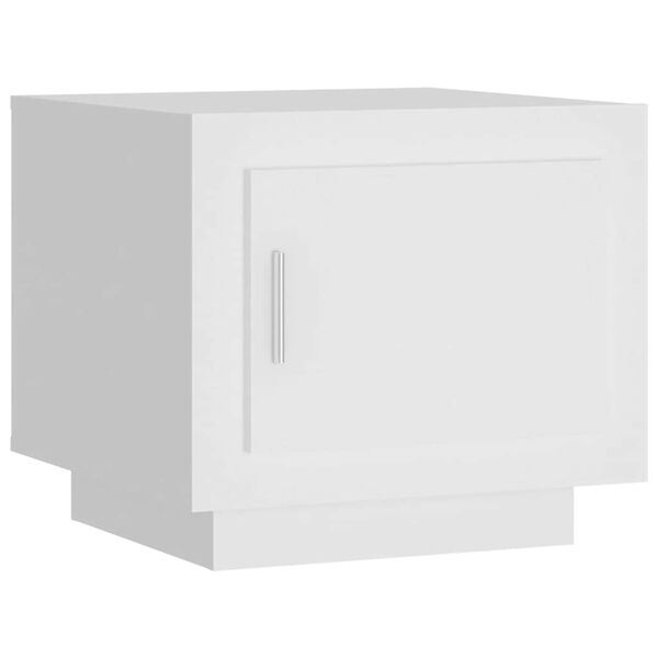 vidaXL Couchtisch Wei&szlig; 51x50x45 cm Holzwerkstoff