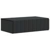 vidaXL Wandmontierter Beistelltisch Schwarz 59 x 34,5 x 17 cm