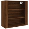vidaXL Highboard Braun Eichen-Optik Holzwerkstoff