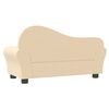 vidaXL Kindersofa Cremewei&szlig; Stoff