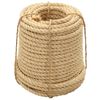 vidaXL Seil 100% Sisal 12 mm 250 m
