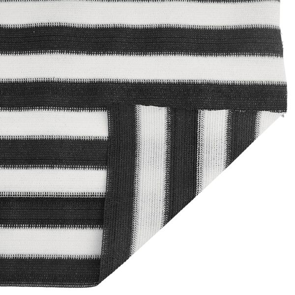 vidaXL Zaunblende Anthrazit und Wei&szlig; 1,8x10 m HDPE 195 g/m&sup2;