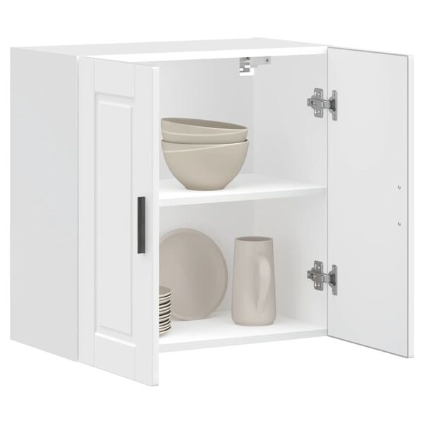 vidaXL K&uuml;chen-H&auml;ngeschrank Porto Wei&szlig; Holzwerkstoff