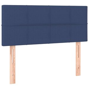 vidaXL Kopfteil Blau 80x5x78/88 cm Stoff