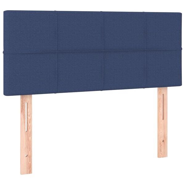 vidaXL Kopfteil Blau 80x5x78/88 cm Stoff