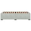 vidaXL Bettgestell ohne Matratze Hellgrau 90x190 cm Samt