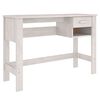 vidaXL Schreibtisch HAMAR Wei&szlig; 110x40x75 cm Massivholz Kiefer