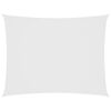 vidaXL Sonnensegel Oxford-Gewebe Rechteckig 3x4 m Weiß
