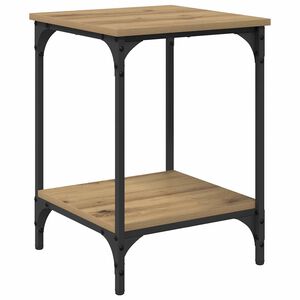 vidaXL Couchtisch Artisan-Eiche 40 x 40 x 55 cm Holzwerkstoff
