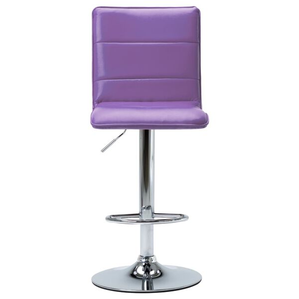 vidaXL Barhocker Lila Kunstleder