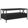 vidaXL Couchtisch Schwarze Eiche 100 x 51 x 45 cm Holzwerkstoff