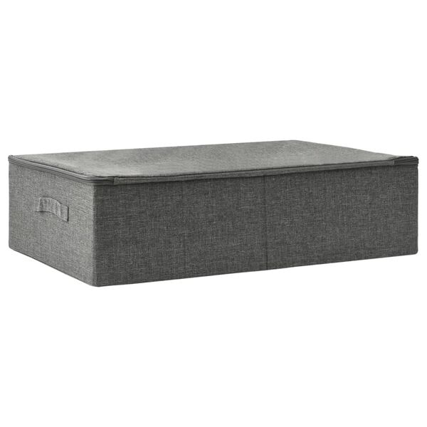 vidaXL Aufbewahrungsbox Stoff 70x40x18 cm Anthrazit