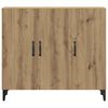 vidaXL Sideboard Artisan-Eiche 90x34x80 cm Holzwerkstoff