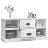 vidaXL TV-Schrank Hochglanz-Wei&szlig; 99,5x35,5x48 cm Holzwerkstoff