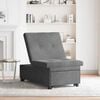 vidaXL Pull-Out Schlafsofa Dunkelgrau 194 x 67 x 82 cm Mikrofaser