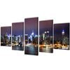 vidaXL Bilder Dekoration Set New York in Farbe 100 x 50 cm