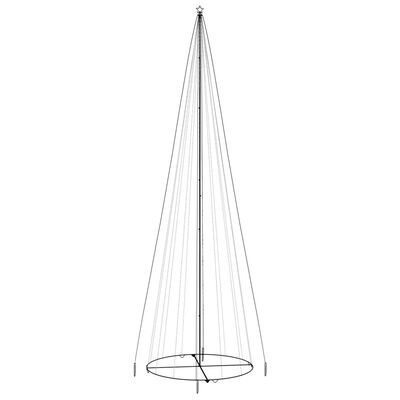 vidaXL LED-Weihnachtsbaum Kegelform Warmweiß 1134 LEDs 230x800 cm