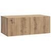 vidaXL Wandmontierter TV-Schrank Artisan-Eiche 78,5 x 41 x 30 cm