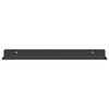 vidaXL Schwebendes Regal 2 pcs Schwarz 40 x 8,5 x 2,5 cm Stahl