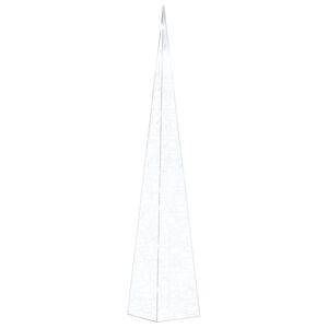 vidaXL LED-Leuchtkegel Acryl Deko Kaltwei&szlig; 90 cm