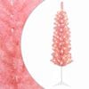 vidaXL K&uuml;nstlicher schlanker Weihnachtsbaum 120 cm 150 LEDs