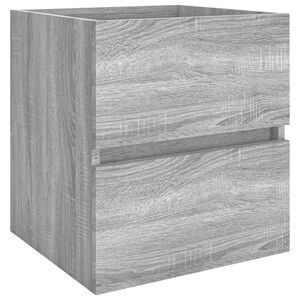 vidaXL Waschbeckenunterschrank Grau Sonoma 41x38,5x45 cm Holzwerkstoff