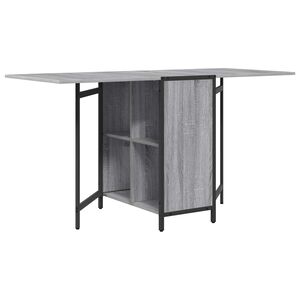 vidaXL Esstisch 144 x 60 x 75 cm Holzwerkstoff Grau Sonoma