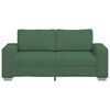 vidaXL Zweisitzer-Sofa Dunkelgr&uuml;n 180x77x82 cm Cordstoff