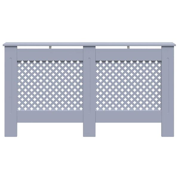 vidaXL Heizk&ouml;rperverkleidung Anthrazit 152x19x81,5 cm MDF