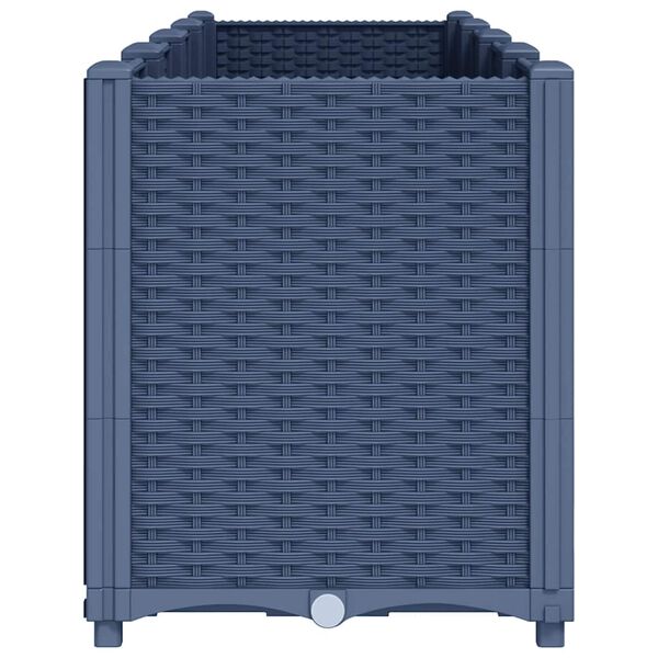 vidaXL Pflanzk&uuml;bel Blaugrau 160x40x53 cm PP