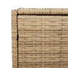 vidaXL Gartentruhe Beige 283L Poly Rattan