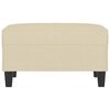 vidaXL Fußhocker Creme 70x55x41 cm Stoff