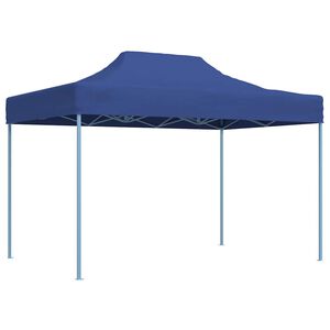 vidaXL Profi-Partyzelt Faltbar 3x4 m Stahl Blau