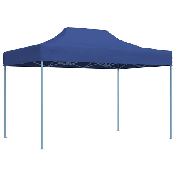 vidaXL Profi-Partyzelt Faltbar 3x4 m Stahl Blau