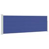 vidaXL Ausziehbare Seitenmarkise 100x314 cm Blau