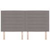 vidaXL Kopfteil Taupe 180 cm Stoff