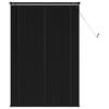 vidaXL Venetianer Jalousie Schwarz 150 x 80 cm PVC