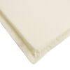 vidaXL Sonnenliegen-Auflage Creme 180x60x4 cm Oxford-Gewebe