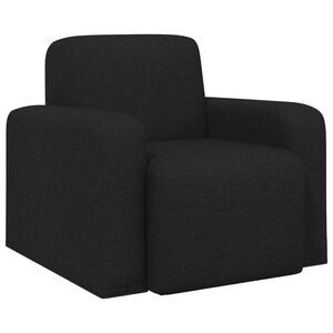 vidaXL Sessel Schwarz Stoff
