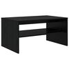 vidaXL Couchtisch Schwarz Eichen-Optik 80 x 50 x 40 cm Holzwerkstoff