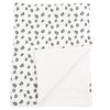 CHILDHOME Babydecke 100x80cm Jersey Leopard