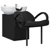 vidaXL Shampoo Stuhl Schwarz und Wei&szlig; 136 x 60 x 92 cm PVC