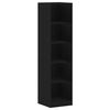 vidaXL Kleiderschrank Schwarz Eichen-Optik 50 x 50 x 200 cm