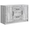 vidaXL Sideboard Sonoma-Grau 89 x 34,5 x 57 cm Holzwerkstoff