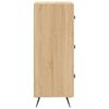 vidaXL Sideboard Sonoma-Eiche 34,5x34x90 cm Holzwerkstoff