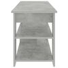 vidaXL TV-St&auml;nder Beton Grau 100 x 40 x 50 cm