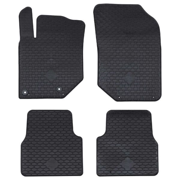 vidaXL Autofu&szlig;matte 4 pcs Schwarz geeignet f&uuml;r C4 , C4X , 2008 TPE