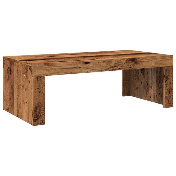 vidaXL Couchtisch Altholz-Optik 102x50x35 cm Holzwerkstoff