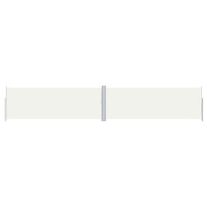 vidaXL Seitenmarkise Ausziehbar Creme 180x1000 cm